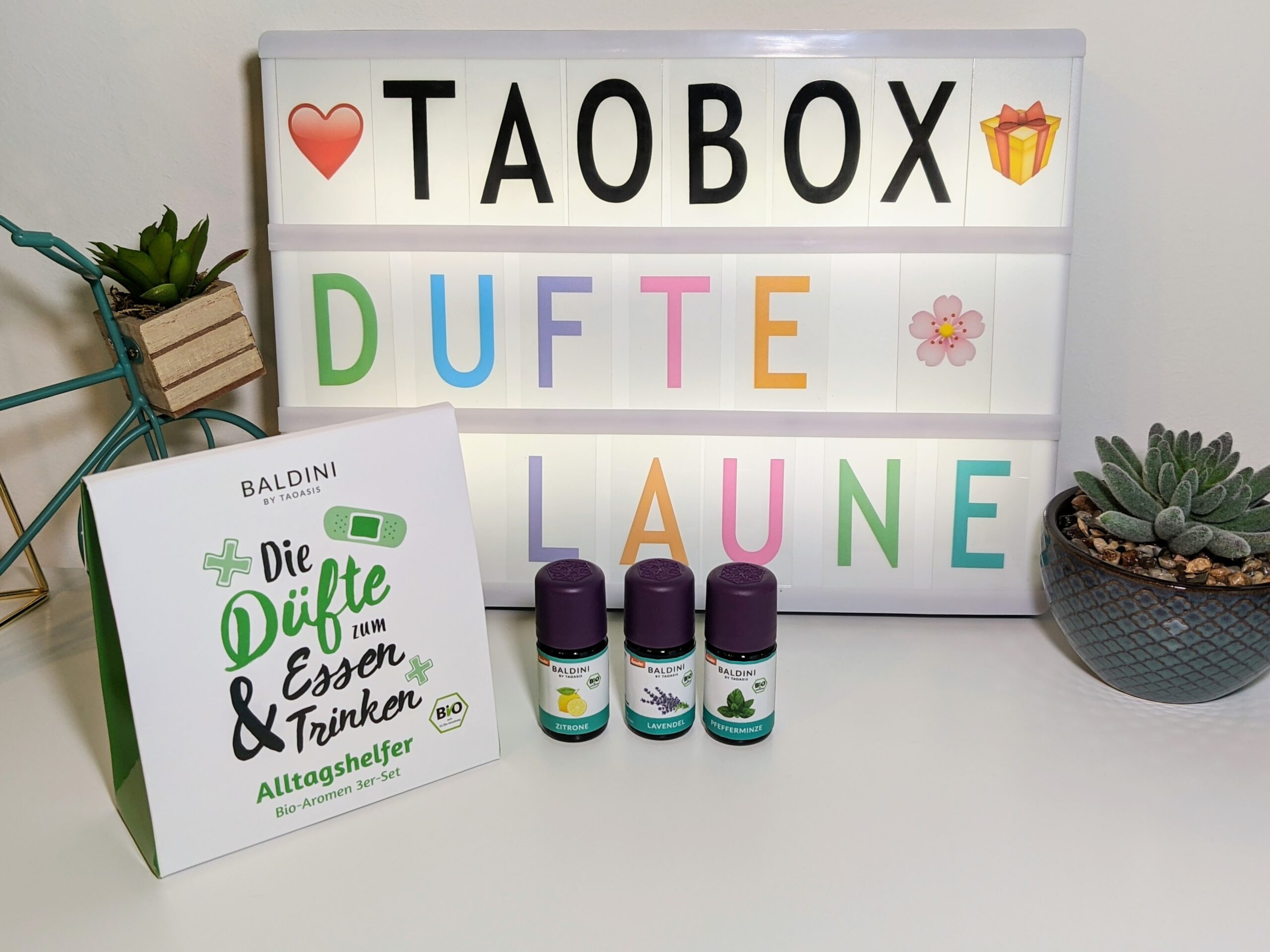 TaoBox – Dufte Laune – Düfte zum Essen und Trinken – Bio-Aromen Set