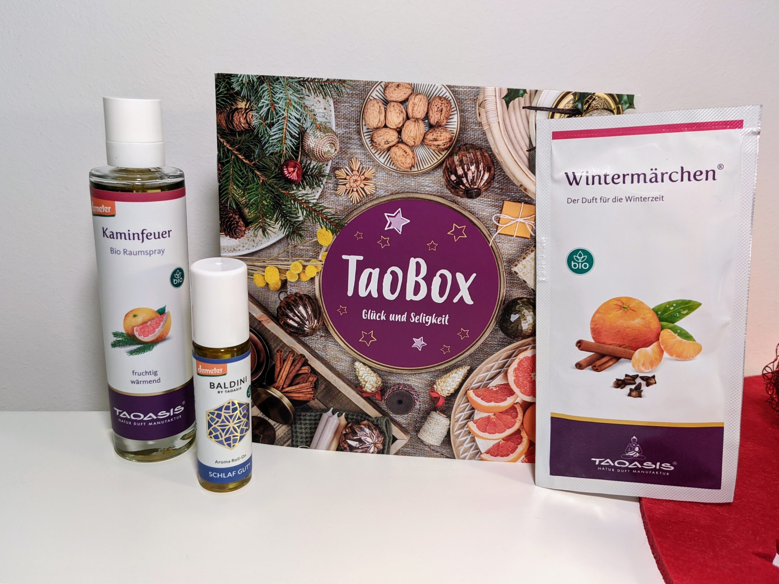 TaoBox – Glück und Seligkeit – Raumspray, Roll-On, Dufttuch